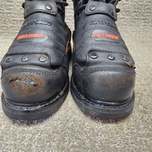 Harley Davidson Super Guard Steel Toe Boots Mens Size 8.5 Durable Waterproof main image 7
